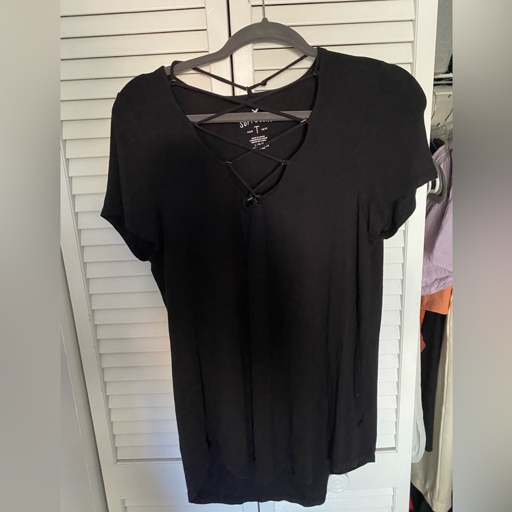 American Eagle Soft and Sexy T - black